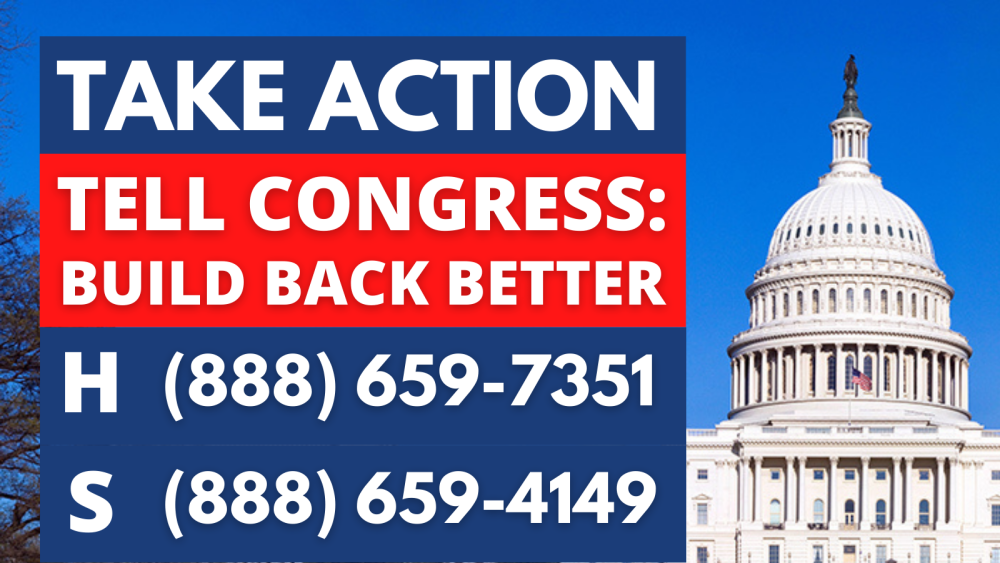 Call Congress to Promote Investing in Working Families