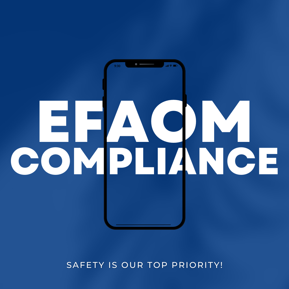 Reinforcing Safety as Our Top Priority – Ensuring eFAOM Compliance