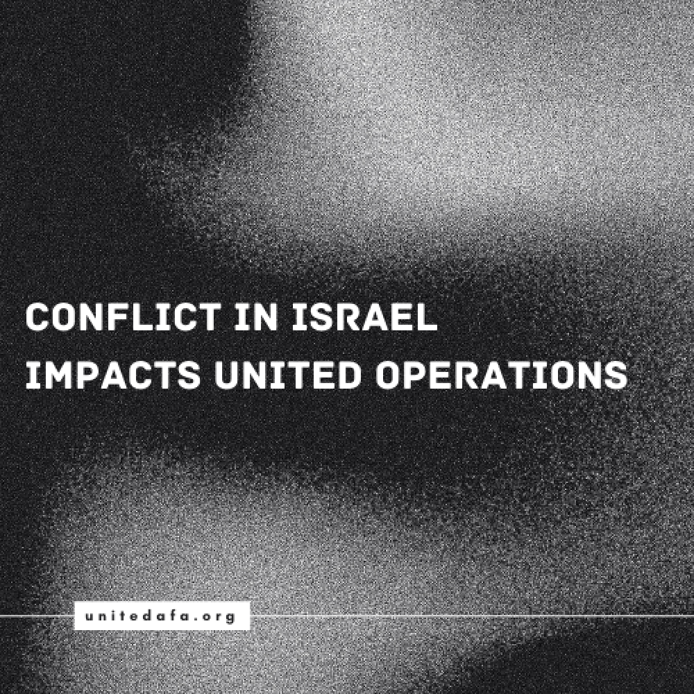 Conflict in Israel Impacts United Operations