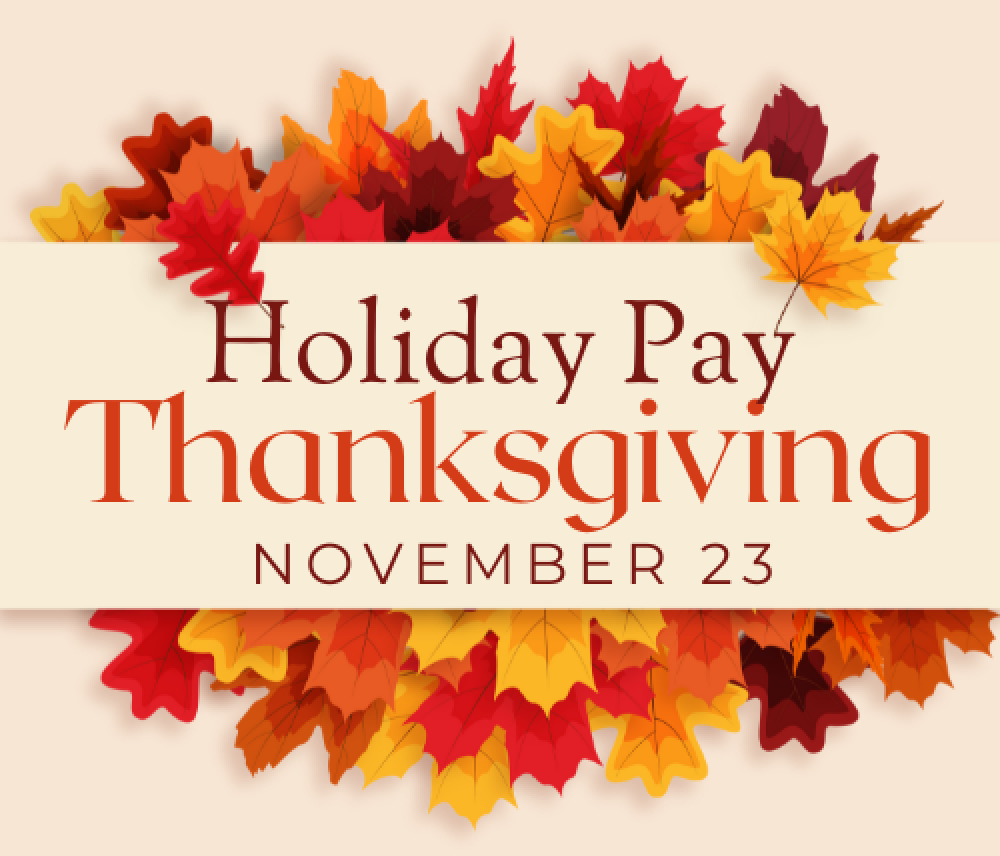 Thanksgiving: November Contractual Holiday