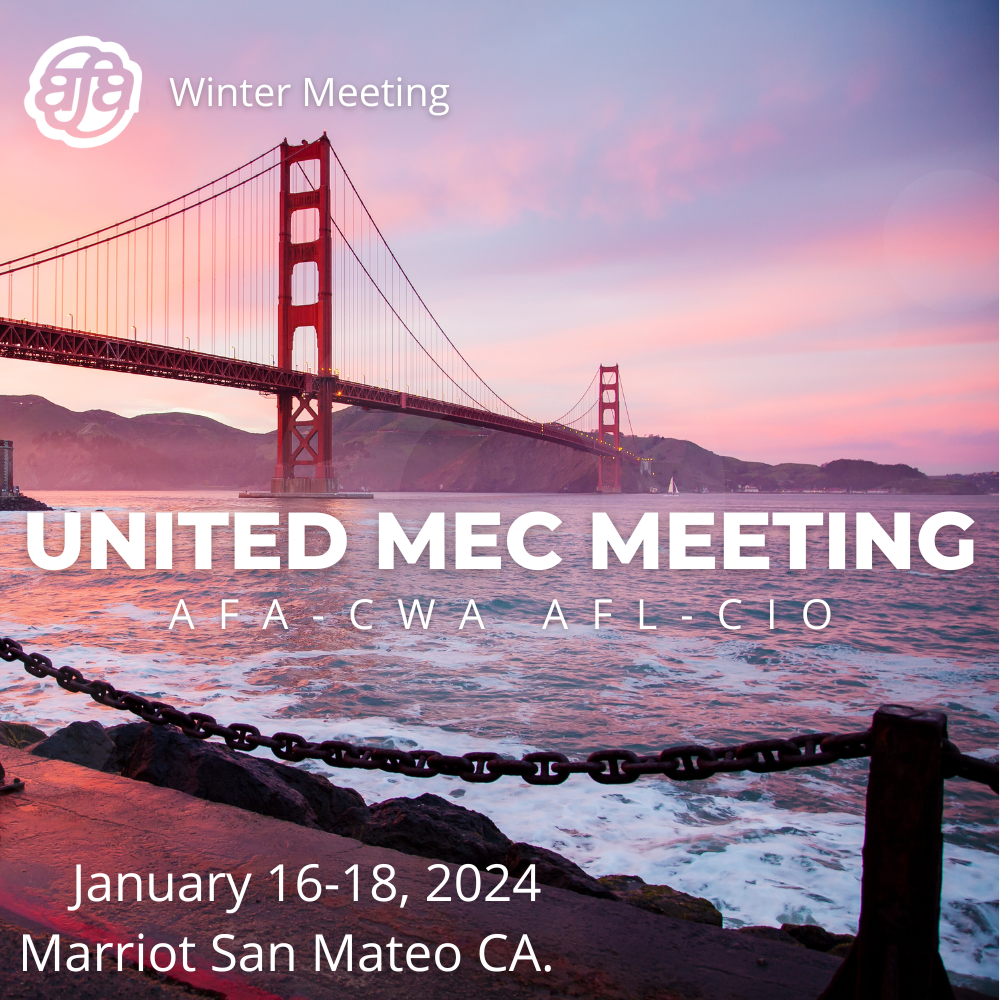 Landing soon in SFO! – Winter MEC Meeting