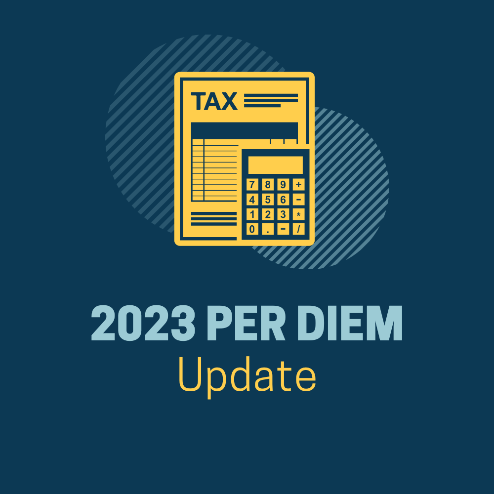 Per Diem 2023 Reports Update