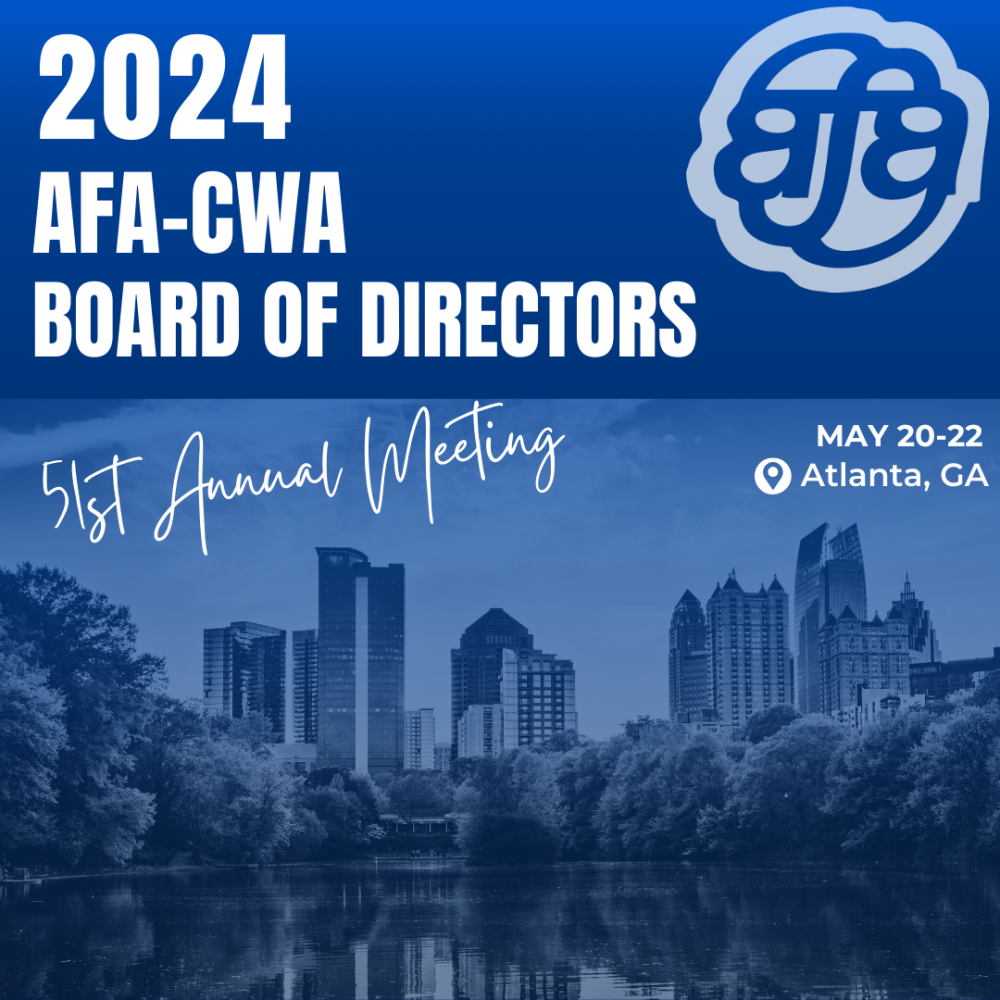 Upcoming 51st Annual AFA Board of Directors Meeting