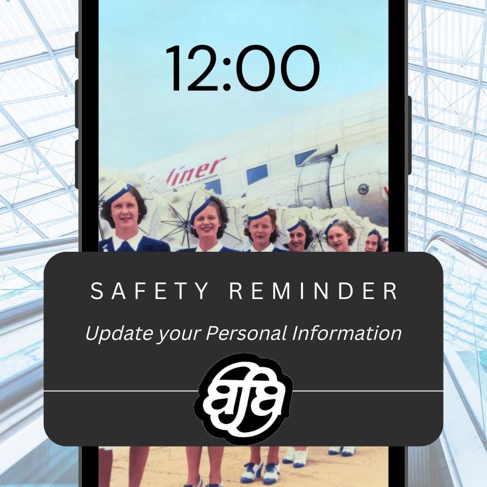 Safety Reminder - Update your Personal Information