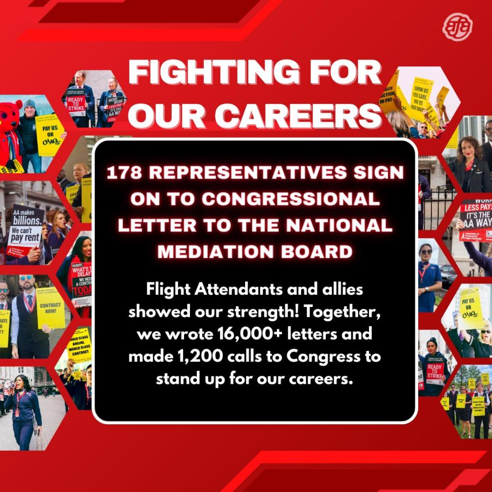 AFA Applauds U.S. Congress for Backing Aviation Workers’ Right to Strike