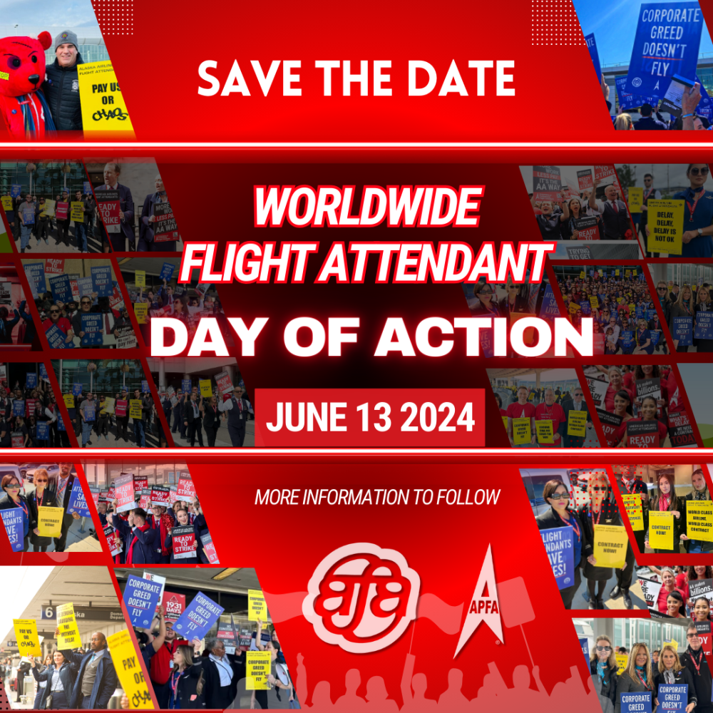 Solidarity Summer: Worldwide Flight Attendant Day of Action