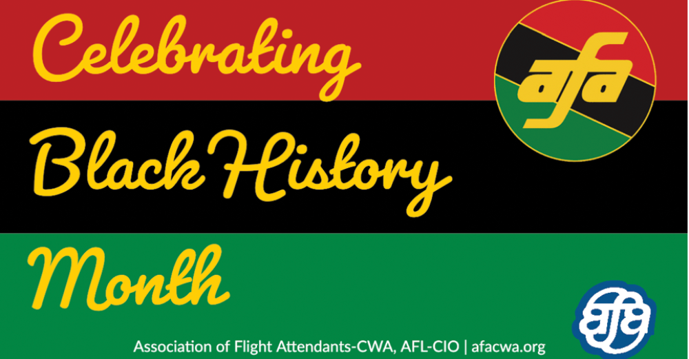 Flight Attendants Honoring Black History Month