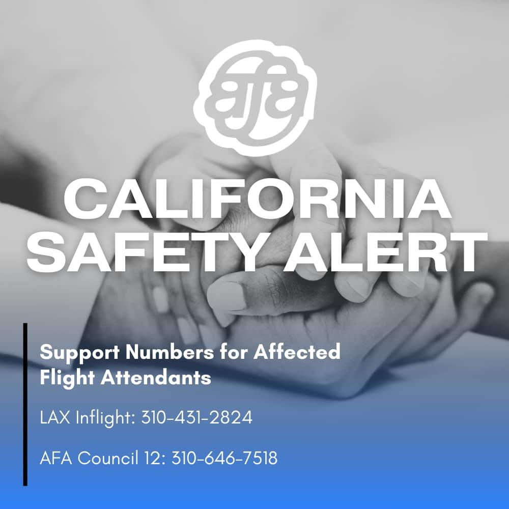 Southern California Wildfires. Flight Attendants Need Our Help!