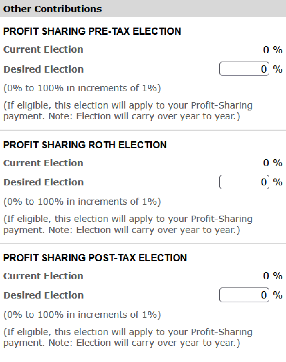 Profit Sharing Deferral Process Change – Elections Due by Feb 4, 2026 at 1159PM CT