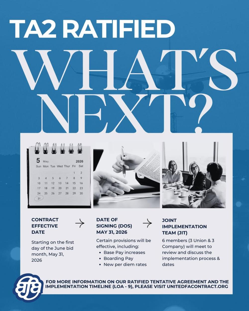 TA2 Ratified, What’s Next?