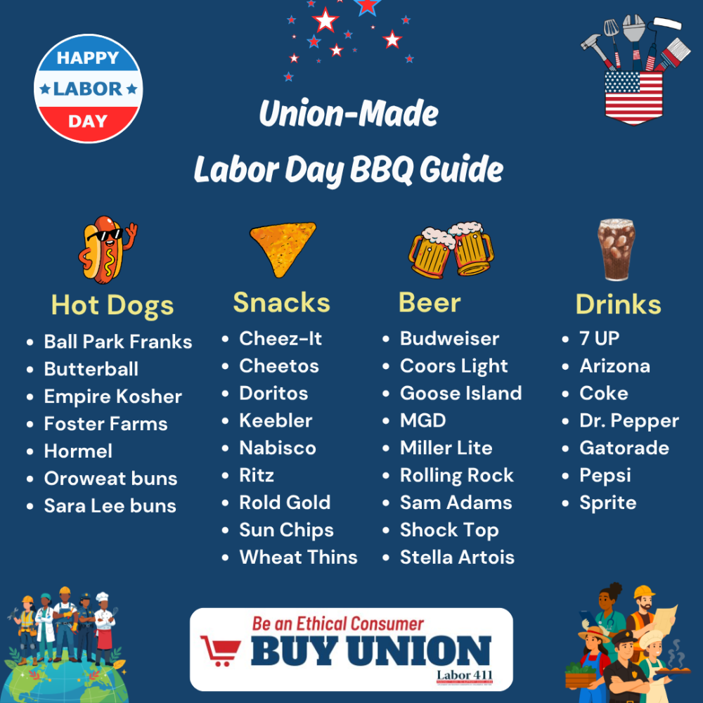 Support Good Union Jobs Witt Our Labor Day BBQ Guide