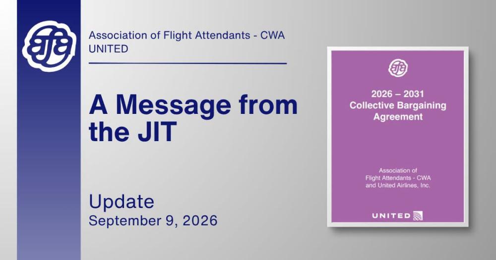 AFA JIT Update September 9, 2026